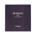 Zimaya Reserved Oud by Zimaya EDP 100 ml Unisex — A dark wooden box with gold lettering that reads "RESERVED oud eau de parfum" and "zimaya" at the bottom.