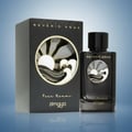 Zimaya Reverie Aqua by Zimaya 100ml EDP Men — Black perfume bottle and box with a circular design of a sun rising over waves.
