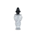Zimaya Infrad Noir by Zimaya 100ml EDP untuk Lelaki — Botol minyak wangi kaca jernih dengan penutup hitam berhias dan sisi bertekstur, menunjukkan tulisan Arab dan teks 'INFRAD' di bahagian bawah.