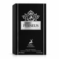 Maison Alhambra Perseus by Maison Alhambra 100ml EDP Men — Black perfume box with silver emblem and text 'PERSEUS', featuring a lion crest and a deer silhouette.