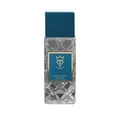 Bujairami Real Deal Fresh Citrus Musk 100ml Extrait — Clear faceted glass bottle with a dark blue cap and a blue label featuring a gold crown logo and text.
