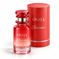 Osma Romance by Osma Perfumes 150ml EDP Women — Red gradient glass perfume bottle with silver accents and a matching red cylindrical box with silver text, displayed on a white background.