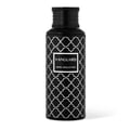 Vanguard by Maison Asrar — Botol hitam corak geometri putih dan label putih tertulis 'VANGUARD ROYAL COLLECTION'.